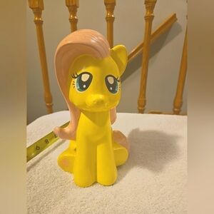 9 1/2 inch 2015 Hasbro Fluttershy My Little Pony Coin Bank